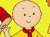 Caillou auf den Luftballons Klicken