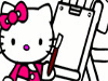 Colorare il Ragazza Hello Kitty