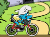 Smurf Stunt Bike