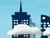 Sonic Wolken und Plattformen